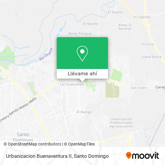 Mapa de Urbanizacion Buenaventura II