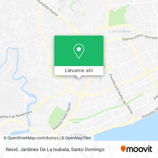 Mapa de Resid. Jardines De La Isabela