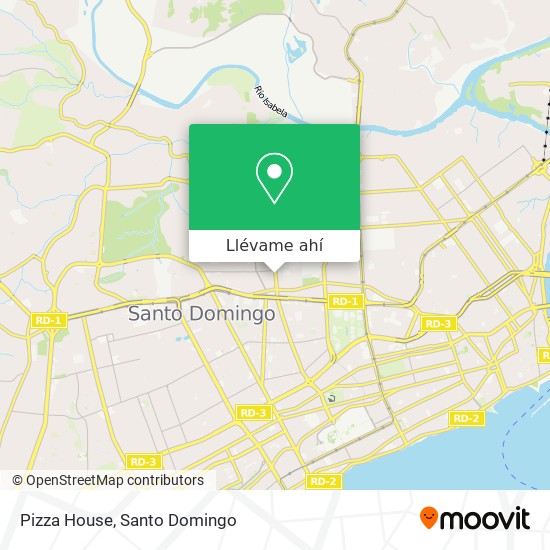 Mapa de Pizza House