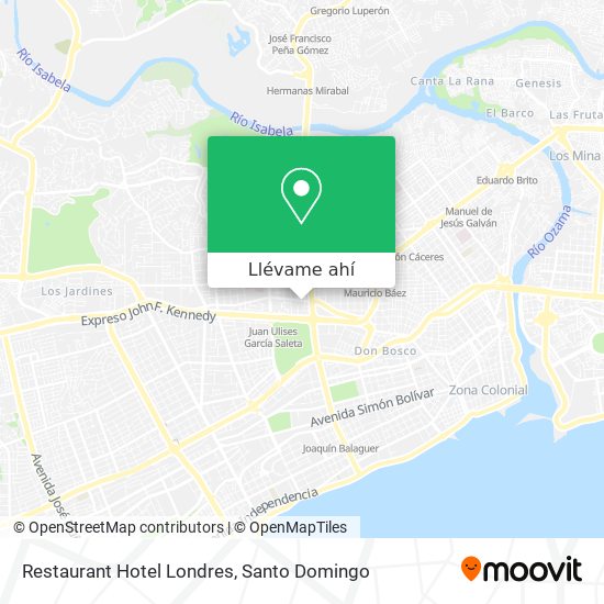 Mapa de Restaurant Hotel Londres