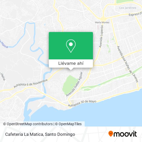 Mapa de Cafeteria La Matica