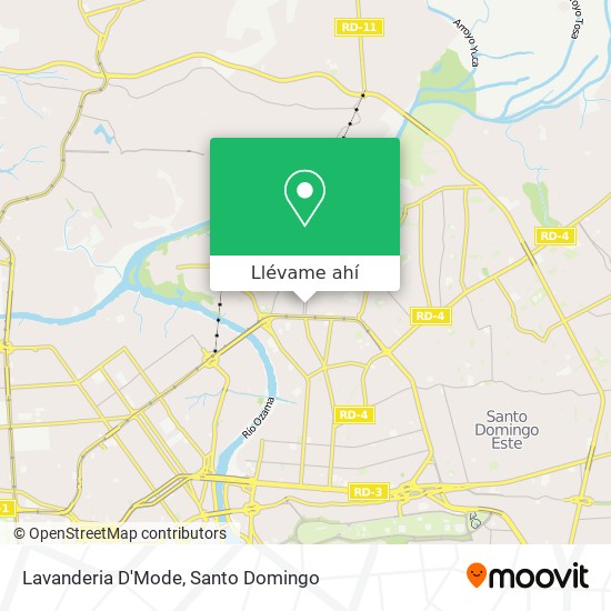 Mapa de Lavanderia D'Mode