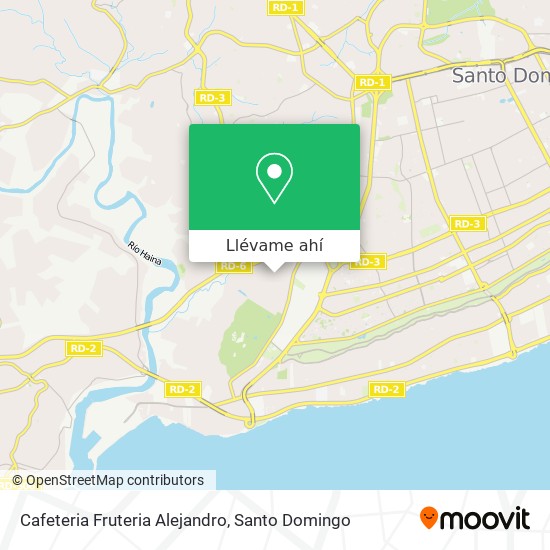 Mapa de Cafeteria Fruteria Alejandro