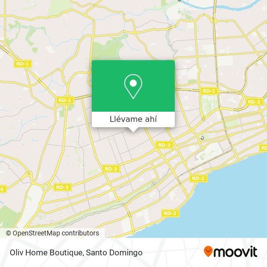 Mapa de Oliv Home Boutique
