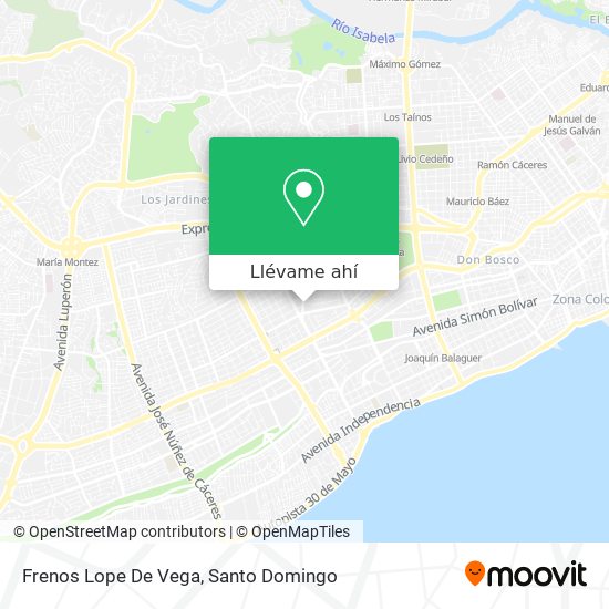 Mapa de Frenos Lope De Vega