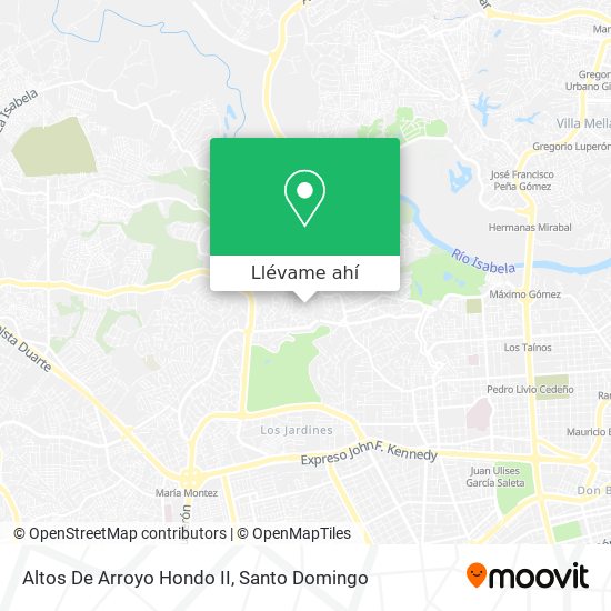 Mapa de Altos De Arroyo Hondo II