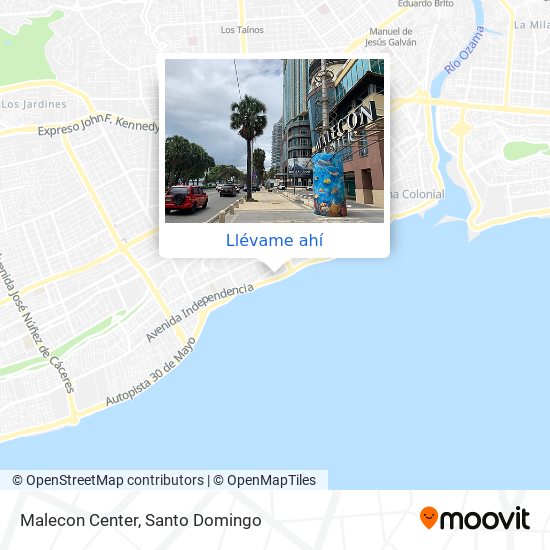 Mapa de Malecon Center