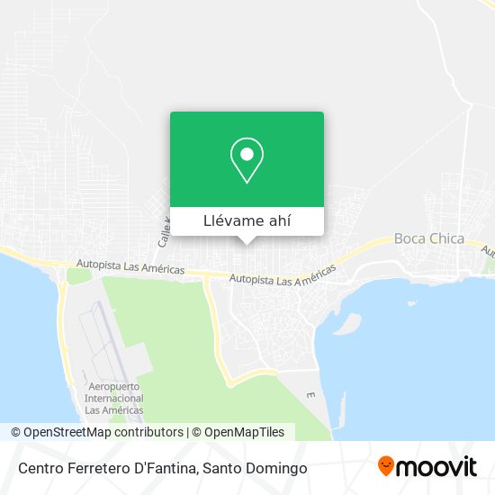 Mapa de Centro Ferretero D'Fantina