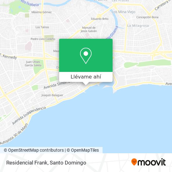 Mapa de Residencial Frank