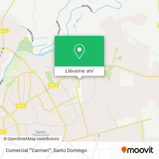 Mapa de Comercial ""Carmen""