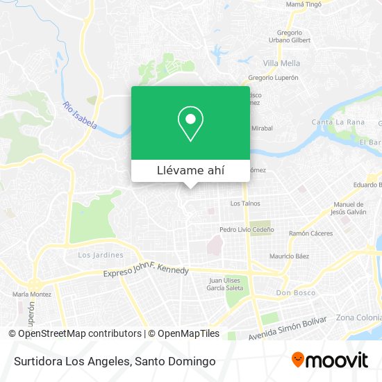 Mapa de Surtidora Los Angeles