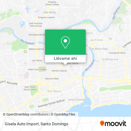 Mapa de Gisela Auto Import