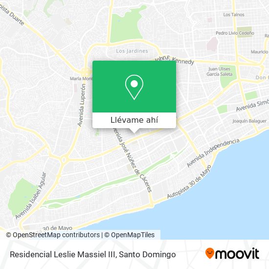 Mapa de Residencial Leslie Massiel III
