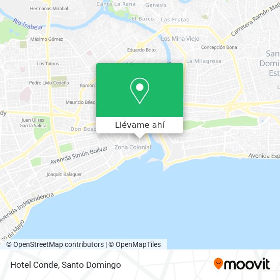 Mapa de Hotel Conde