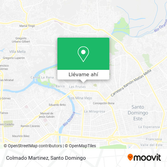 Mapa de Colmado Martinez