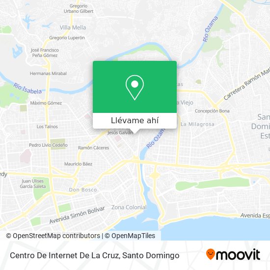 Mapa de Centro De Internet De La Cruz
