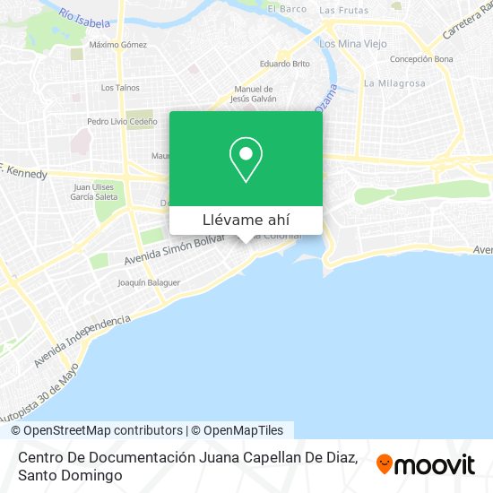Mapa de Centro De Documentación Juana Capellan De Diaz