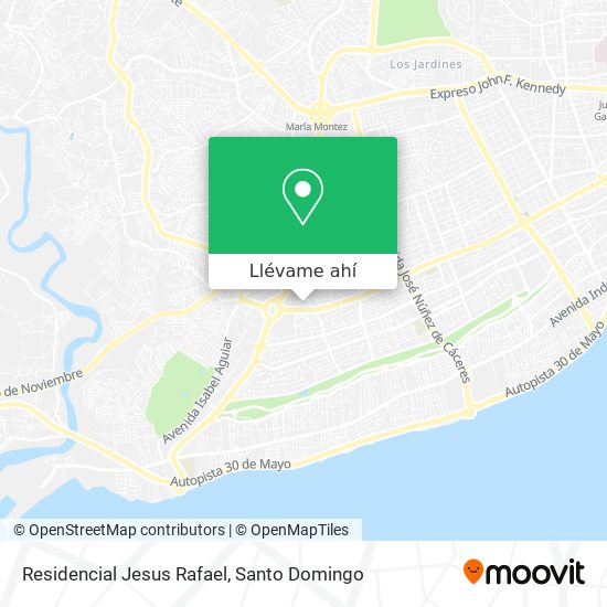 Mapa de Residencial Jesus Rafael