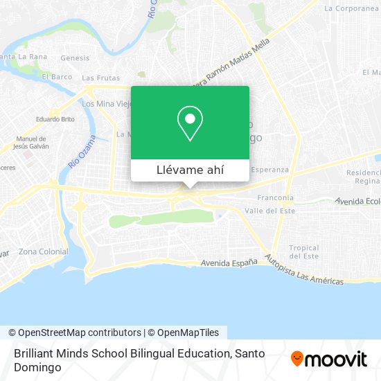 Mapa de Brilliant Minds School Bilingual Education