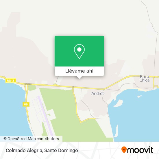 Mapa de Colmado Alegria