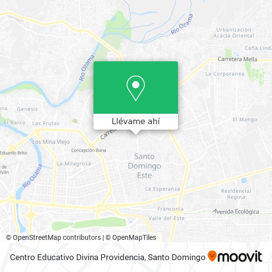 Mapa de Centro Educativo Divina Providencia