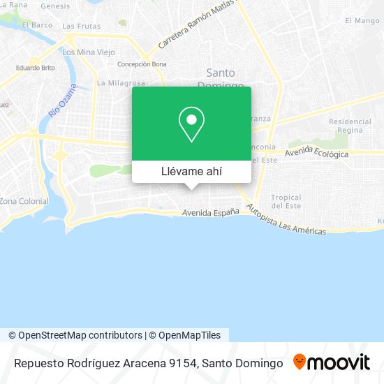 Mapa de Repuesto Rodríguez Aracena 9154
