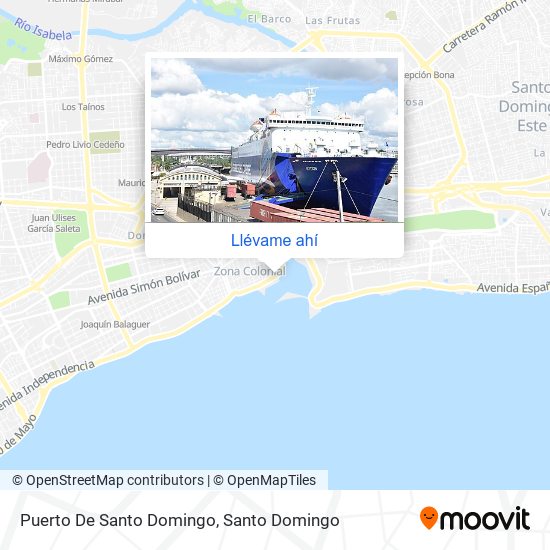 Mapa de Puerto De Santo Domingo