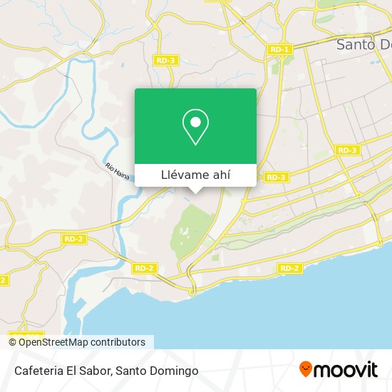 Mapa de Cafeteria El Sabor