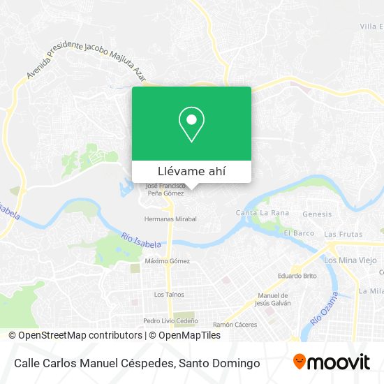Mapa de Calle Carlos Manuel Céspedes