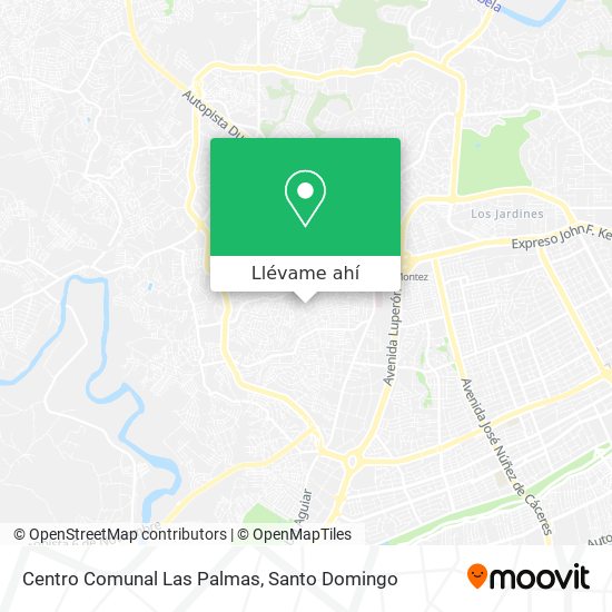 Mapa de Centro Comunal Las Palmas