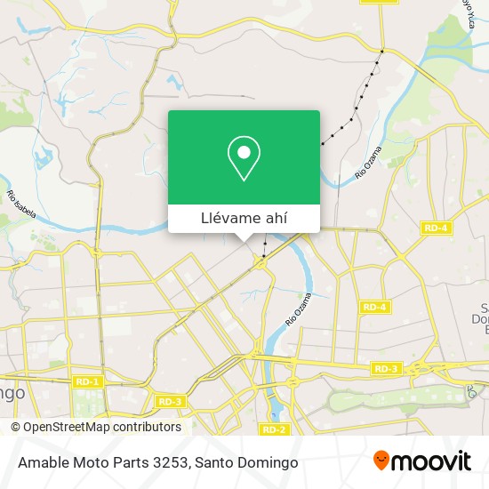 Mapa de Amable Moto Parts 3253