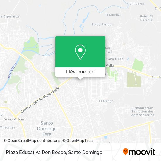 Mapa de Plaza Educativa Don Bosco