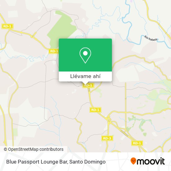 Mapa de Blue Passport Lounge Bar