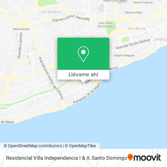 Mapa de Residencial Villa Independencia I & II