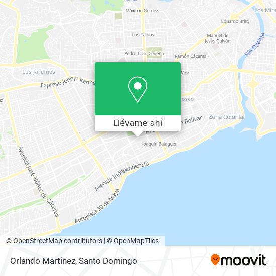 Mapa de Orlando Martinez