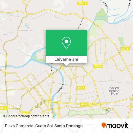 Mapa de Plaza Comercial Cueto Sal
