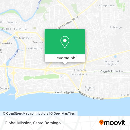 Mapa de Global Mission