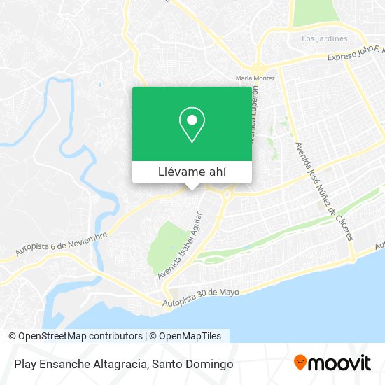 Mapa de Play Ensanche Altagracia