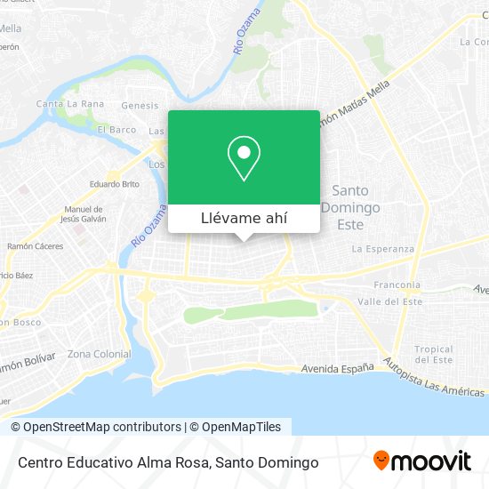 Mapa de Centro Educativo Alma Rosa
