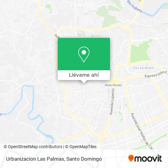 Mapa de Urbanizacion Las Palmas