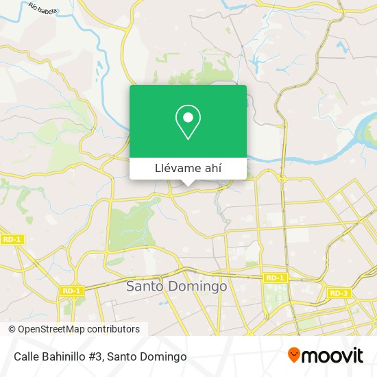 Mapa de Calle Bahinillo #3