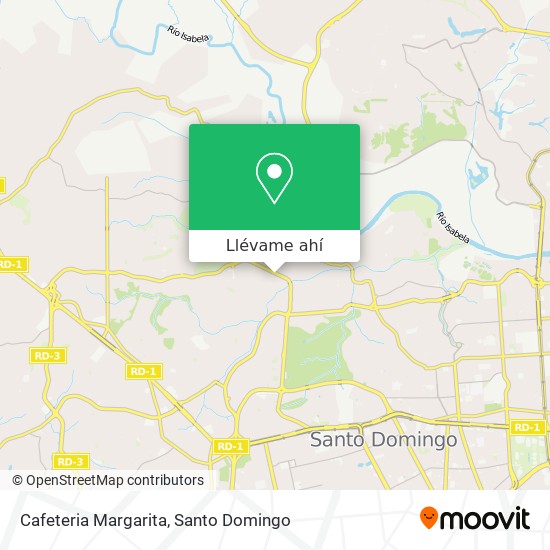 Mapa de Cafeteria Margarita
