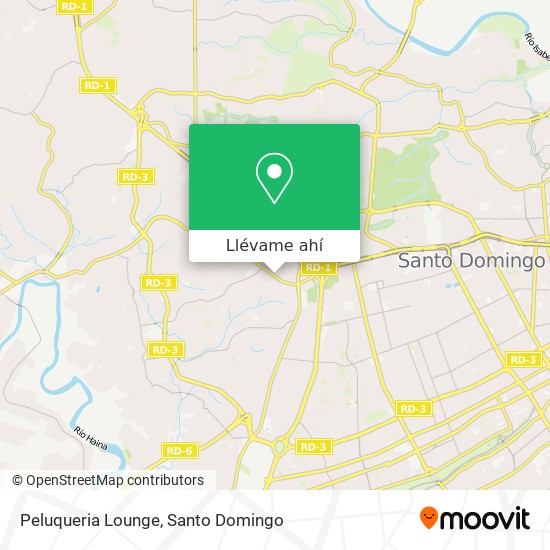 Mapa de Peluqueria Lounge