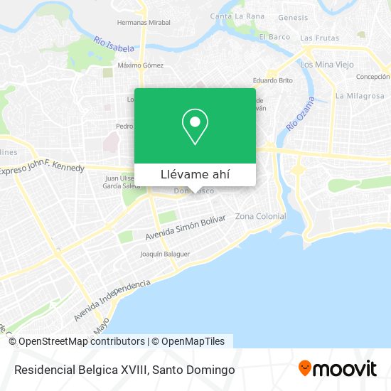 Mapa de Residencial Belgica XVIII