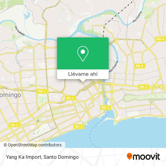 Mapa de Yang Ka Import