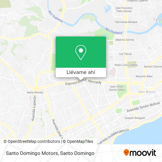 Mapa de Santo Domingo Motors