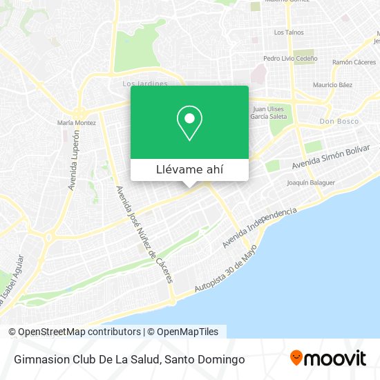 Mapa de Gimnasion Club De La Salud