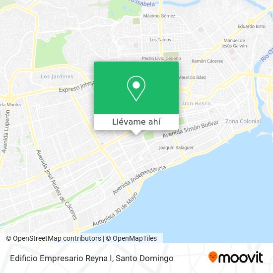 Mapa de Edificio Empresario Reyna I