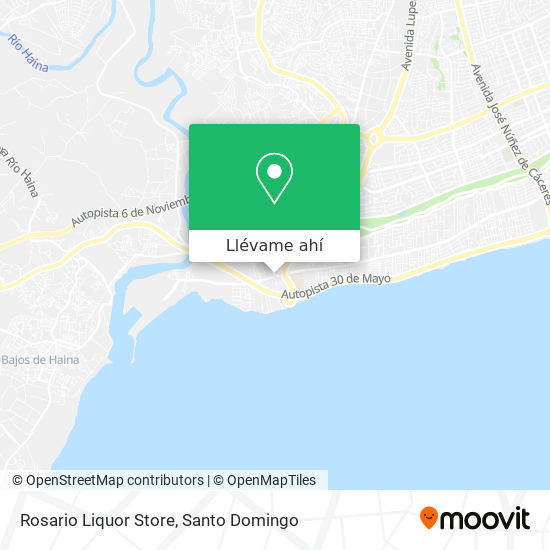 Mapa de Rosario Liquor Store