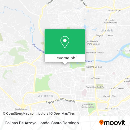 Mapa de Colinas De Arroyo Hondo